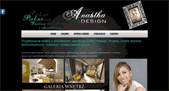 Desktop Screenshot of anasthadesign.com